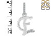 Cubic Zirconia Alphabet E Pendant CUZ-RDA-187.
