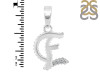 Cubic Zirconia Alphabet E Pendant CUZ-RDA-161.