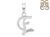 Cubic Zirconia Alphabet E Pendant CUZ-RDA-161.
