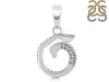 Cubic Zirconia Alphabet G Pendant CUZ-RDA-163.