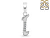 Cubic Zirconia Alphabet I Pendant CUZ-RDA-165.