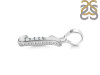 Cubic Zirconia Alphabet J Pendant CUZ-RDA-166.