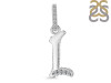 Cubic Zirconia Alphabet L Pendant CUZ-RDA-194.