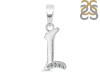 Cubic Zirconia Alphabet L Pendant CUZ-RDA-168.
