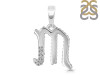 Cubic Zirconia Alphabet M Pendant CUZ-RDA-169.