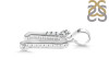 Cubic Zirconia Alphabet N Pendant CUZ-RDA-170.