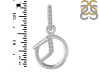 Cubic Zirconia Alphabet O Pendant CUZ-RDA-197.
