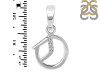 Cubic Zirconia Alphabet O Pendant CUZ-RDA-171.