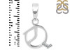 Cubic Zirconia Alphabet Q Pendant CUZ-RDA-173.