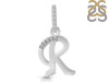 Cubic Zirconia Alphabet R Pendant CUZ-RDA-200.