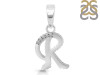 Cubic Zirconia Alphabet R Pendant CUZ-RDA-174.