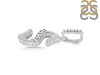 Cubic Zirconia Alphabet S Pendant CUZ-RDA-201.