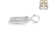 Cubic Zirconia Alphabet U Pendant CUZ-RDA-177.