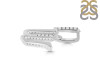 Cubic Zirconia Alphabet W Pendant CUZ-RDA-205.