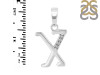 Cubic Zirconia Alphabet X Pendant CUZ-RDA-180.