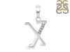 Cubic Zirconia Alphabet X Pendant CUZ-RDA-180.