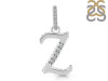 Cubic Zirconia Alphabet Z Pendant CUZ-RDA-208.