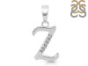 Cubic Zirconia Alphabet Z Pendant CUZ-RDA-182.