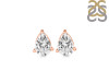 White Topaz Stud Earring WTZ-RDE-1368.