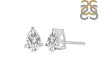 White Topaz Stud Earring WTZ-RDE-1368.