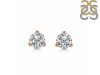White Topaz Stud Earring WTZ-RDE-1567.