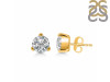 White Topaz Stud Earring WTZ-RDE-1567.