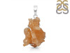 Yellow Druzy Pendant-SP YDZ-1-12