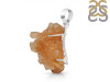 Yellow Druzy Pendant-SP YDZ-1-12