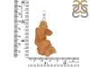 Yellow Druzy Pendant-SP YDZ-1-3