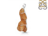 Yellow Druzy Pendant-SP YDZ-1-3