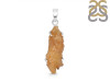 Yellow Druzy Pendant-SP YDZ-1-35