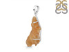 Yellow Druzy Pendant-SP YDZ-1-35