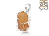 Yellow Druzy Pendant-SP YDZ-1-38