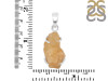 Yellow Druzy Pendant-SP YDZ-1-39