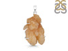 Yellow Druzy Pendant-SP YDZ-1-42