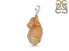 Yellow Druzy Pendant-SP YDZ-1-42