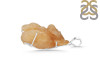 Yellow Druzy Pendant-SP YDZ-1-42