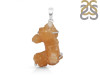 Yellow Druzy Pendant-SP YDZ-1-44