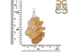 Yellow Druzy Pendant-SP YDZ-1-54