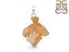 Yellow Druzy Pendant-SP YDZ-1-57