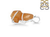 Yellow Druzy Pendant-SP YDZ-1-6