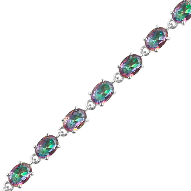 Mystic Topaz Bracelet MST-RDB-69-CUT.