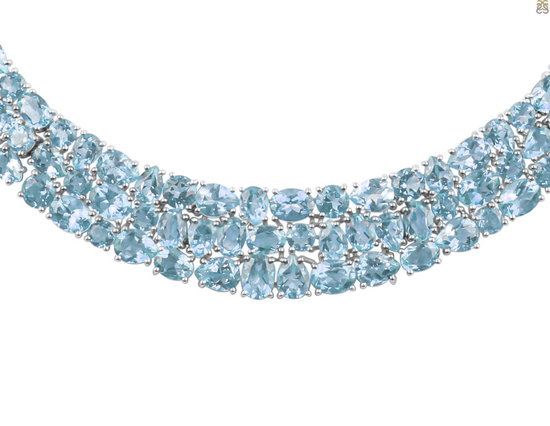 Blue Topaz Necklace