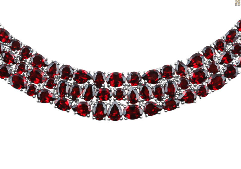 Garnet Necklace GAR-RDN-109.