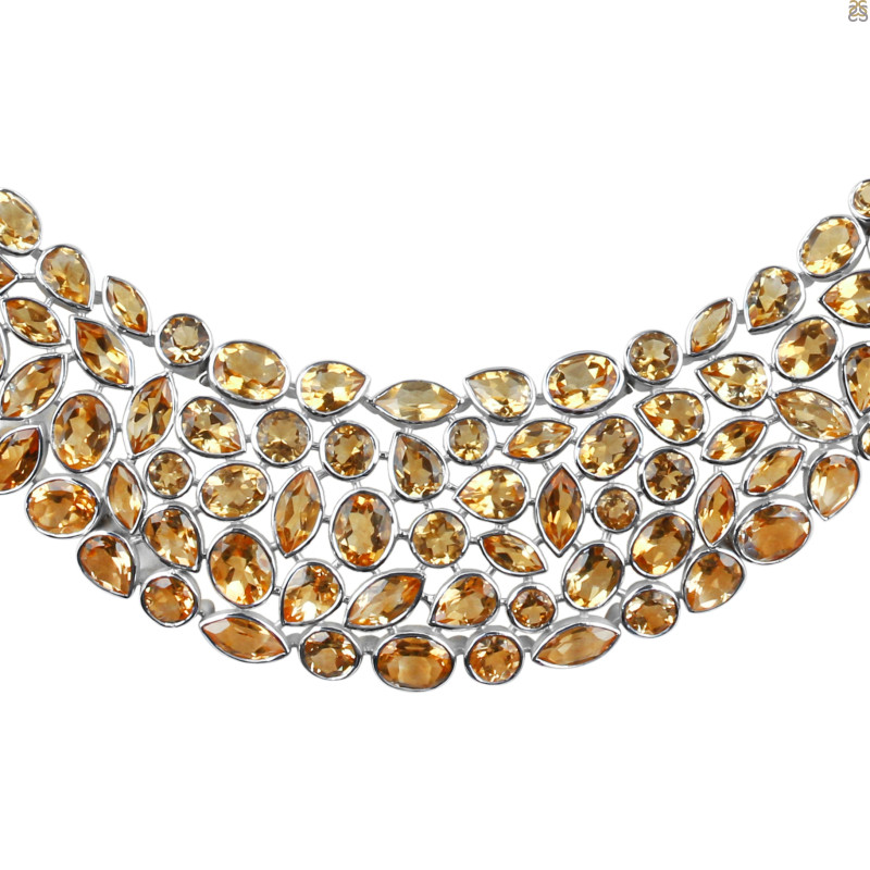Citrine Necklace CIT-RDN-111.