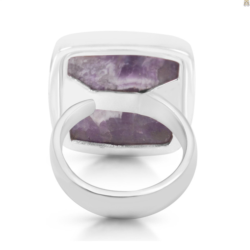 Amethyst Lace Agate Adjustable Ring-ADJ-R ALA-2-100
