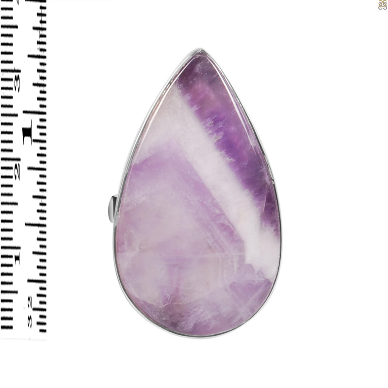 Amethyst Lace Agate Adjustable Ring-ADJ-R ALA-2-107
