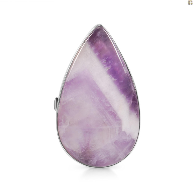 Amethyst Lace Agate Adjustable Ring-ADJ-R ALA-2-107