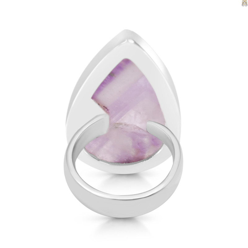 Amethyst Lace Agate Adjustable Ring-ADJ-R ALA-2-107