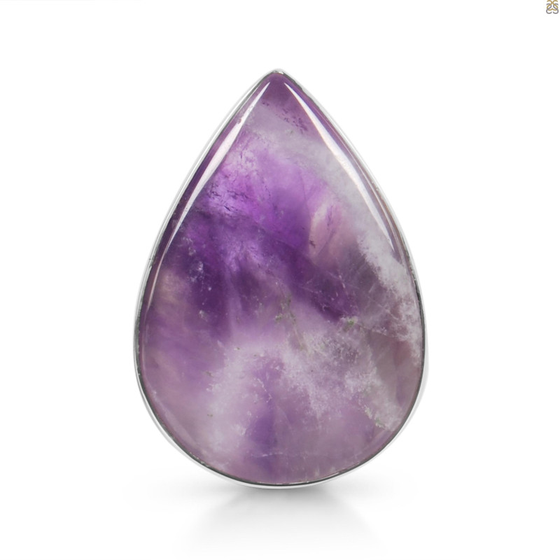 Amethyst Lace Agate Adjustable Ring-ADJ-R ALA-2-109